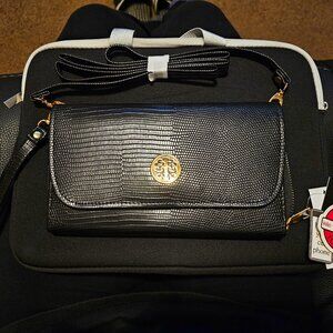 Sasha NY black wallet, wristlet & cross body